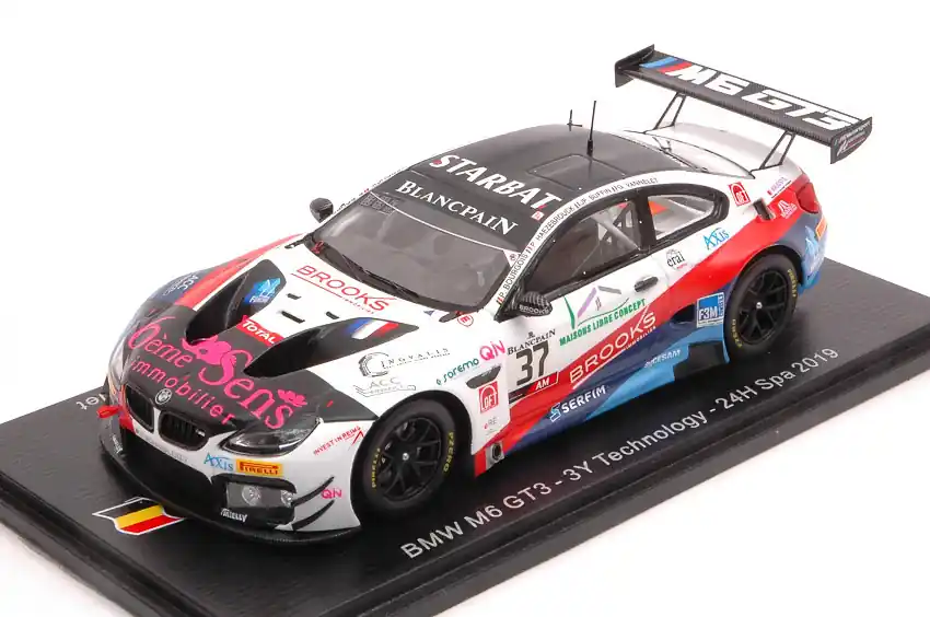 Vedd meg most BMW M6 GT3 n.37 Spa 2019 P. Bourgois - G. Vannelet - J.P. Buffin - P. Haezebrouck