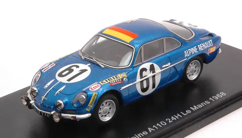 Akciós ár Renault A110 Alpine n.61 24h Le Mans 1968 N. Nasbaumer - J.J. Bourdon