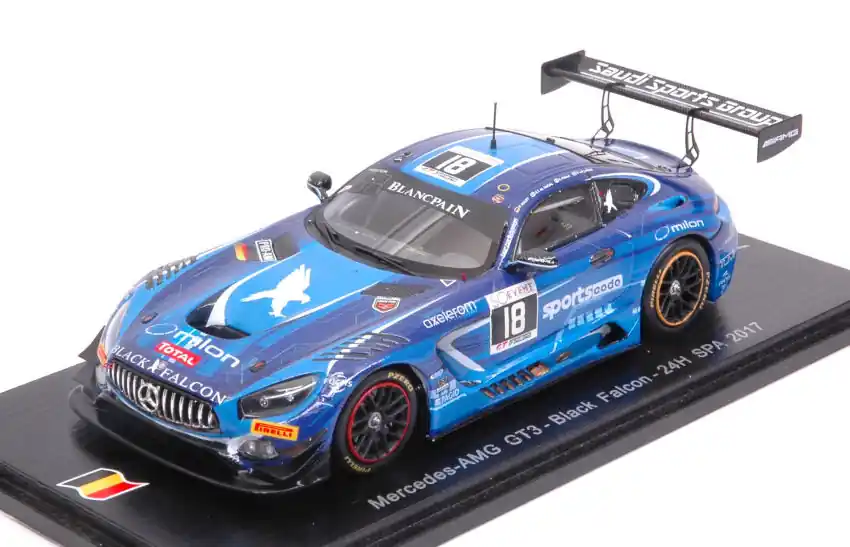 Mercedes GT3 n.18 24h Spa 2017 A. Al Faisal - H. Haupt - G. Piana - R. van der Zande Vedd meg online