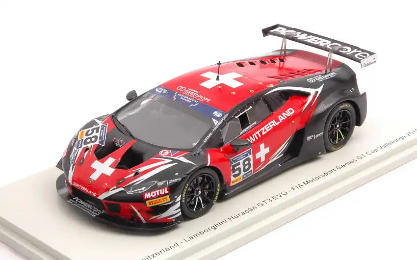Lamborghini Huracán GT3 n.58 Vallelunga 2019 C. Lenz - P. Niederhauser Expressz kézbesítés