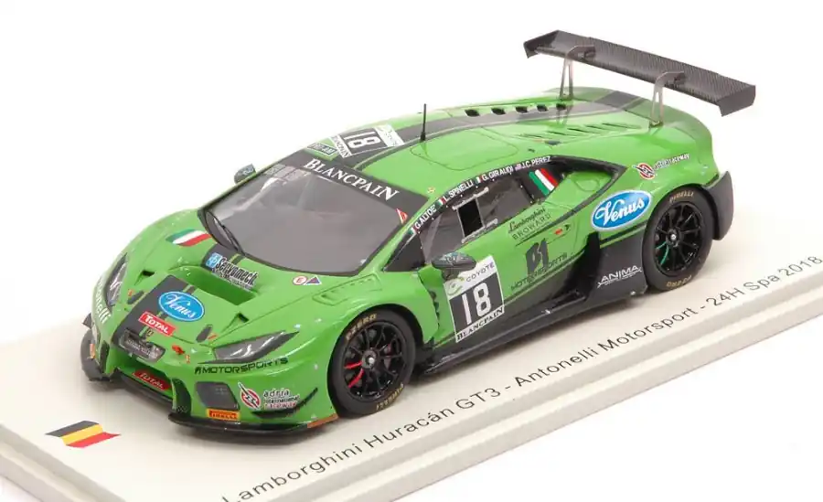 Lamborghini Huracán GT3 n.18 24h Spa 2018 J. Perez - G. Giraudi - L. Spinelli - G. Altoe Nézd meg most