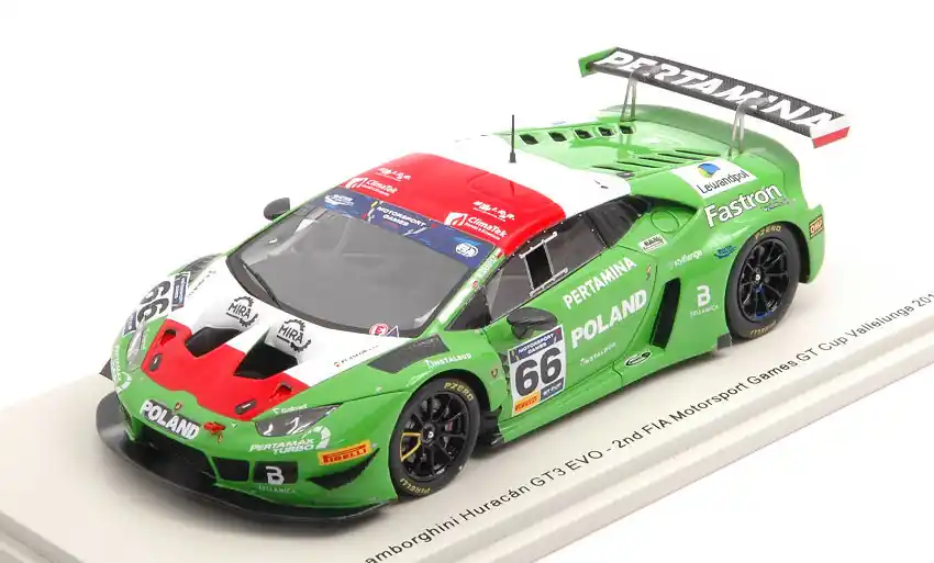 Lamborghini Huracán GT3 n.66 FIA GT Cup Vallelunga 2019 A. Lewandowski - A. Janosz Különleges ajánlat