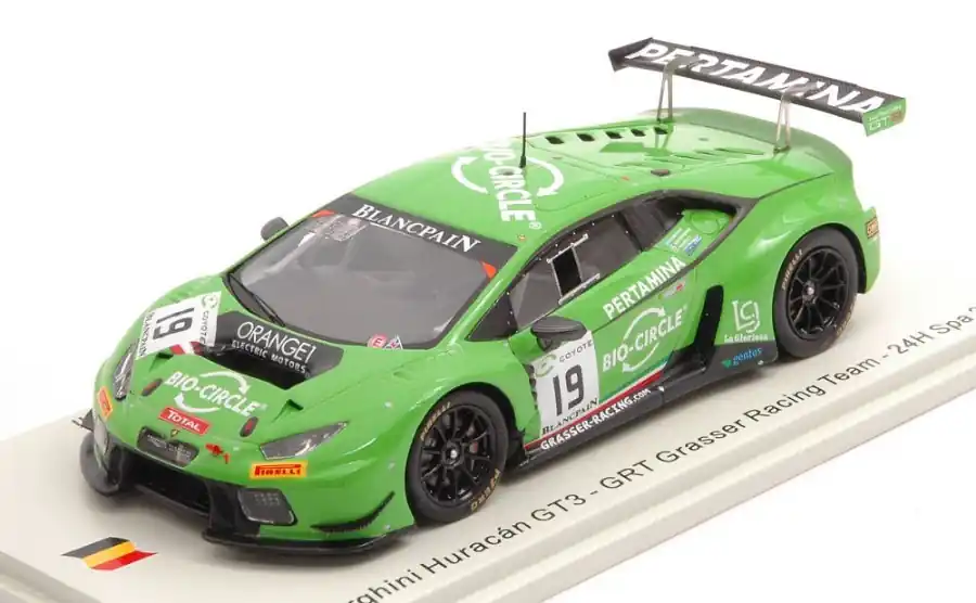 Olcsó Lamborghini Huracán GT3 n.19 24h Spa 2018 R. Gianmaria - M. Mapelli - E. Perez Companc