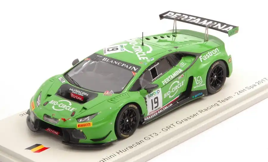 Kihagyhatatlan ajánlat Lamborghini Huracán GT3 n.19 24h Spa 2017 R. Ineichen - R. Gianmaria - E. Perez Companc