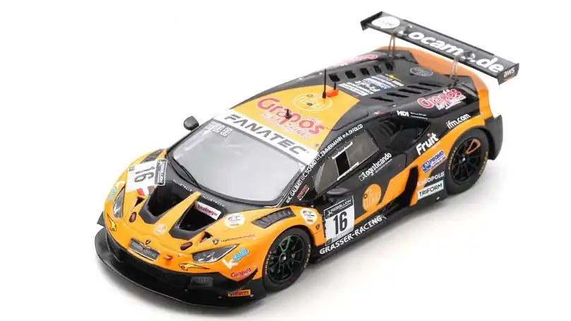 Utolsó esély Lamborghini Huracán GT3 n.16 24h Spa 2021 M. di Folco - T. Zimmermann - K. Galbiati - C. Schmid