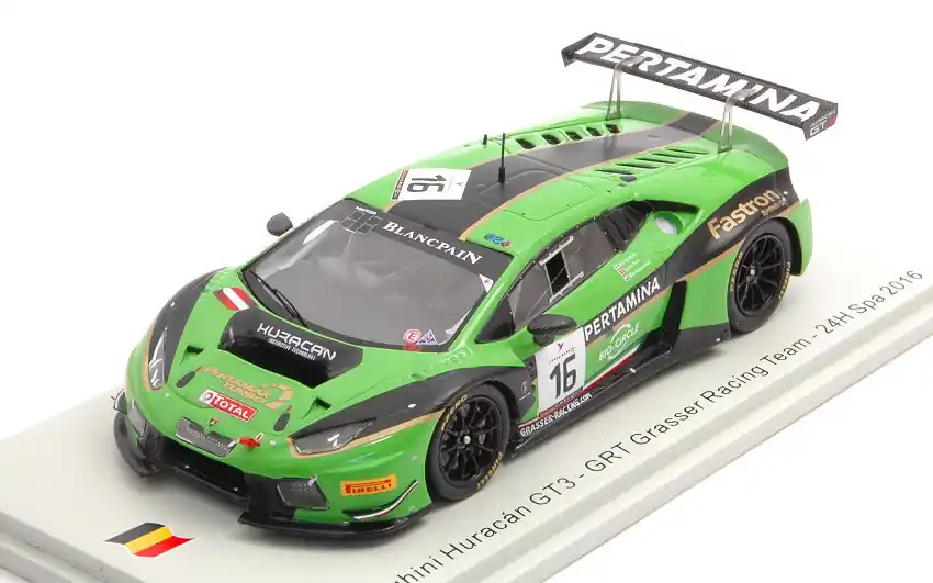 Lamborghini Huracán GT3 n.16 24h Spa 2016 M. Bortolotti - J. Bleekemolen - R. Ineichen Különleges ajánlat