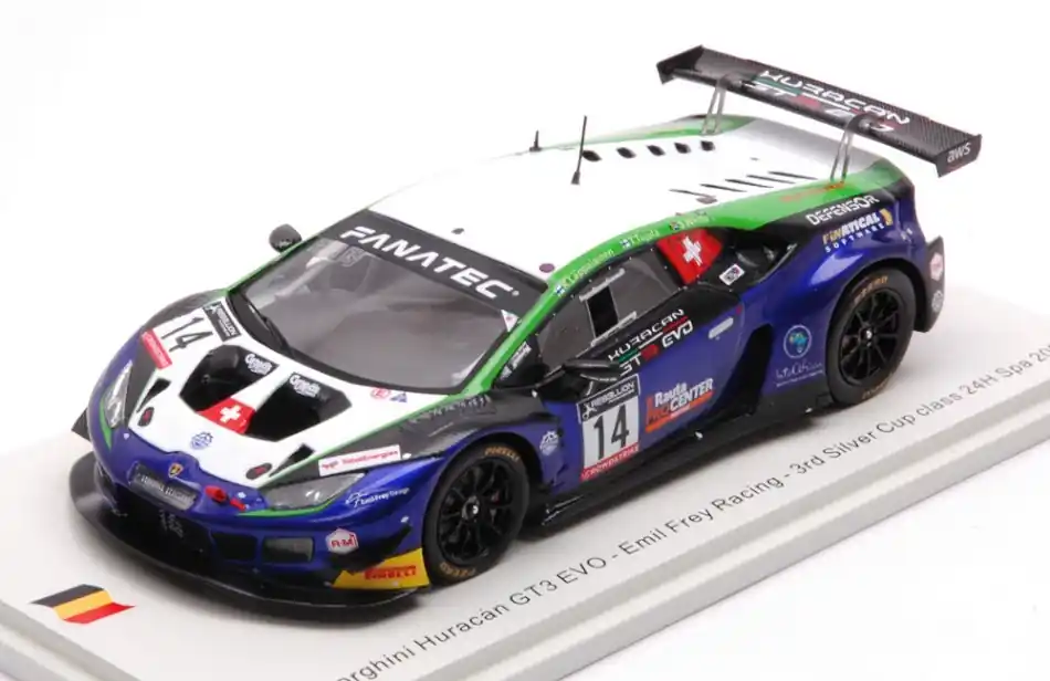 Lamborghini Huracán GT3 n.14 Silver Cup Class 24h Spa 2022 T. Tujula - S. White - K. Lappalainen Szuper akció