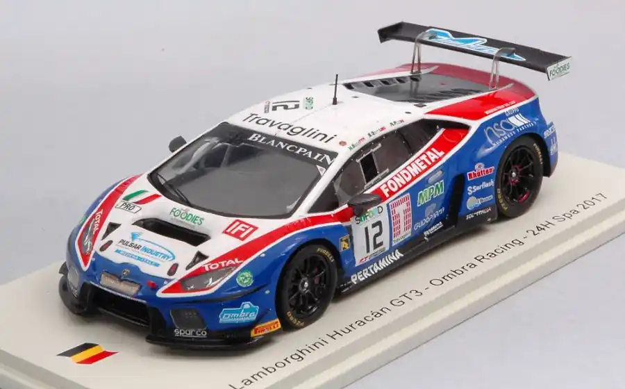 Lamborghini Huracán GT3 n.12 24h Spa 2017 M. Beretta - S. Gattuso - A. Piccini Bestseller