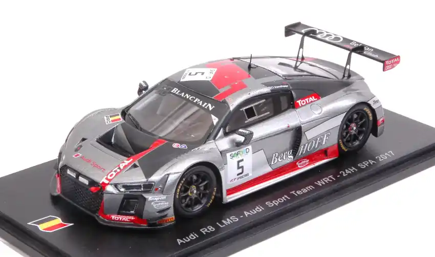 Vedd meg most Audi R8 LMS n.5 24h Spa 2017 M. Fassler - A. Lotterer - D. Vanthorr