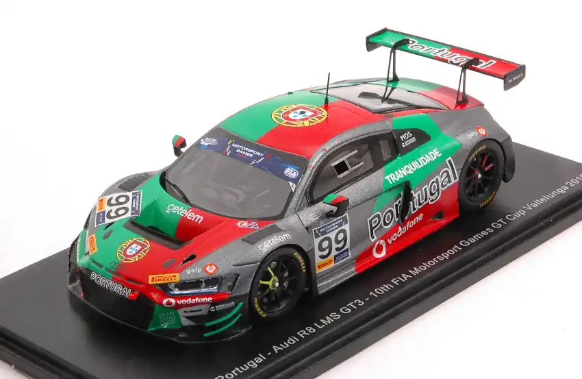 Audi R8 LMS n.99 FIA GT Vallelunga 2019 M. Ramos - H. Chaves Csak ma