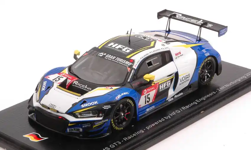 Audi R8 GT3 n.15 24h Nürburgring 2020 B. Henzel - R. Frey - C. Bollrath - S. Aust Akció