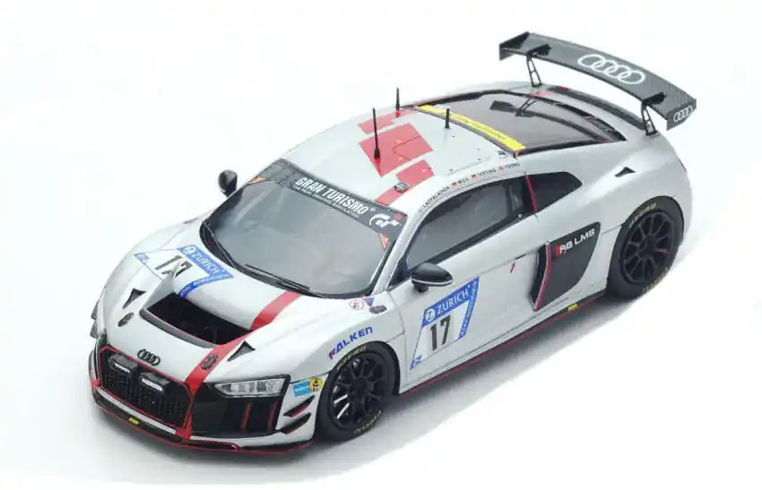 Audi R8 LMS GT4 Audi Sport Phoenix n.17 24h Nürburgring 2017 J. Lappalainen - A. Mies - P. Terting - A. Yoong Expressz kézbesítés