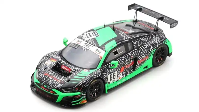 Audi R8 LMS GT3 Team Audi Sport Attempto Racing n.66 24h Spa 2020 M. Drudi - P. Niederhauser Ne maradj le