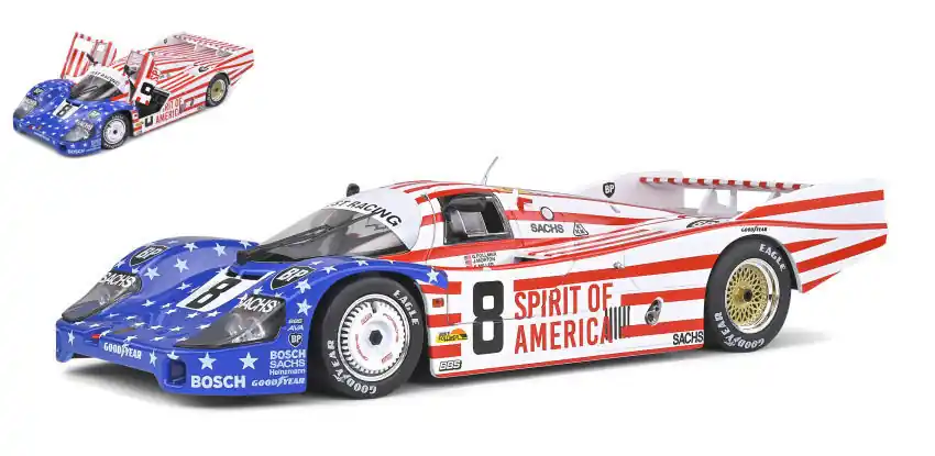 Porsche 956 n.8 24h Le Mans 1986 G. Follmer - J. Morton - K. Miller Legkelendőbb