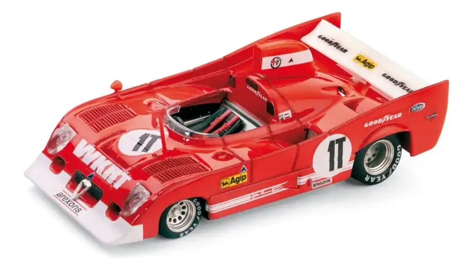 Alfa Romeo 33 TT 12 n.1T tesztautó Monza 1975 Pescarolo - Bell Legkelendőbb