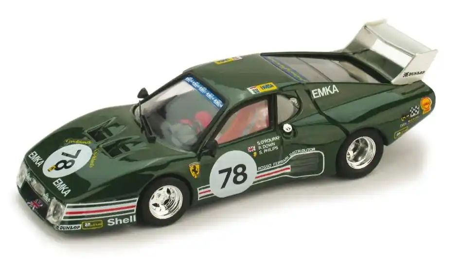 Csak ma Ferrari 512 BB LM n.78 Le Mans 1980 O‘rourke - Down - Philips