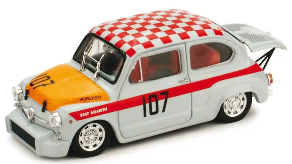 Abarth Fiat 600 1000 Corsa n.107 500km Nürburgring győztes 1967 Edelhof Biztonságos fizetés