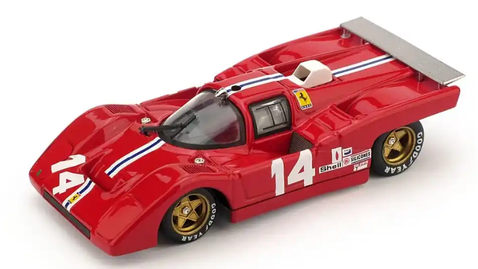 Ferrari 512 M Team Nart n.14 6h Watkins Glen 1971 S. Posey - R. Bucknum Expressz szállítás