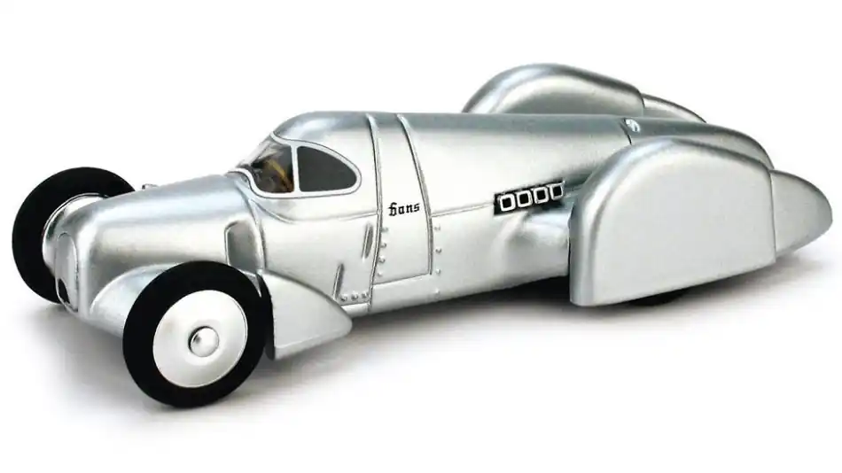Auto Union Type B sebességrekord 320,267 km/h Firenze - Lucca autópálya 1935 Hans Stuck Azonnali szállítás