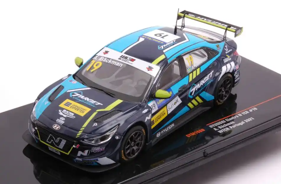 Hyundai Elantra N TCR n.19 WTCR Portugal 2021 A. Backman Árcsökkenés