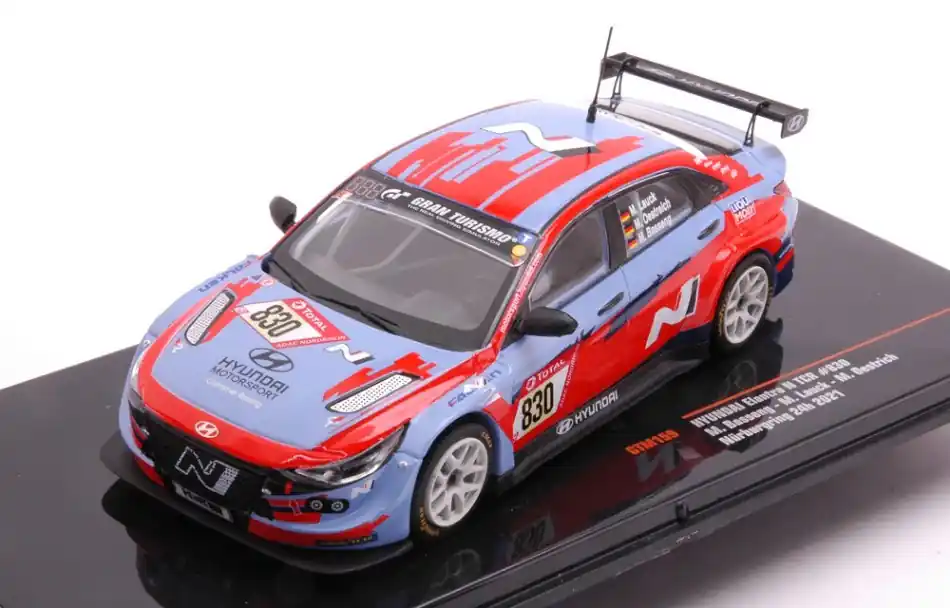 Prémium Hyundai Elantra N TCR Team Liqui Moly n.830 24h Nürburgring 2021 M. Basseng - M. Lauck - M. Oestreich