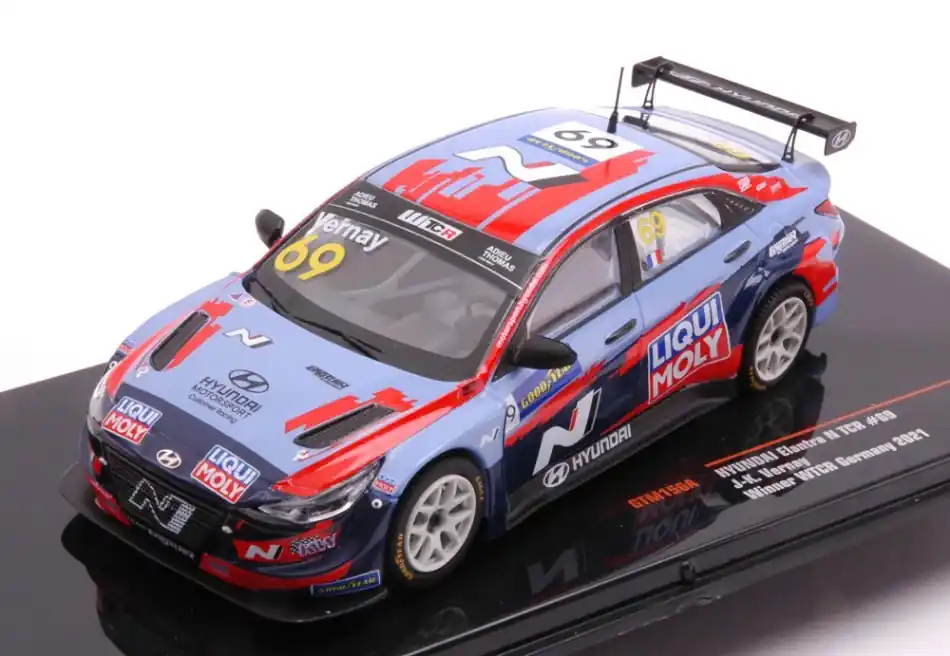 Hyundai Elantra N TCR Team Liqui Moly n.69 WTCR Germany 2021 J.K. Vernay Szuper akció
