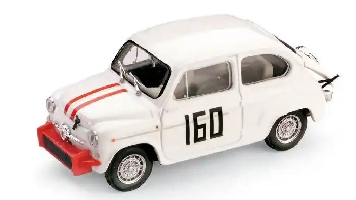 Azonnali szállítás Abarth Fiat 600 850 TC n.160 1962 Piero Falorni