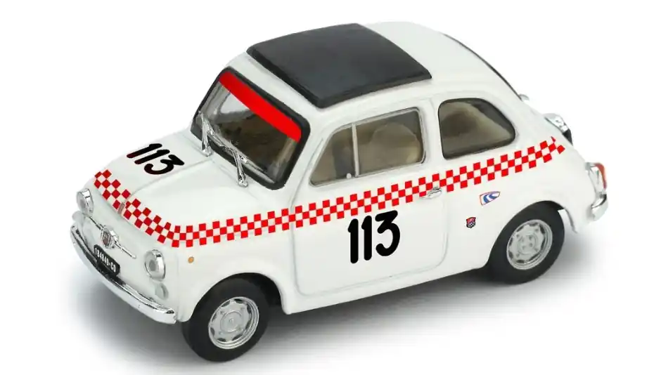 Újdonság Fiat 500 TV Giannini n.113 Scuderia del Lario v Trofeo val Camonica 1969 B. Dosi