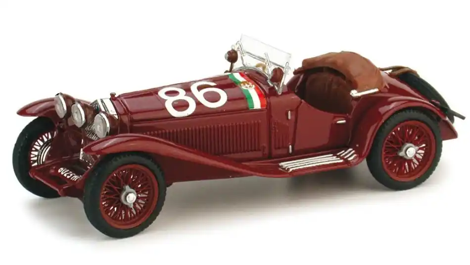 Alfa Romeo 1750 GS Spider n.86 Mille Miglia 1930 G. Camapari - A. Marinoni Szuper ajánlat