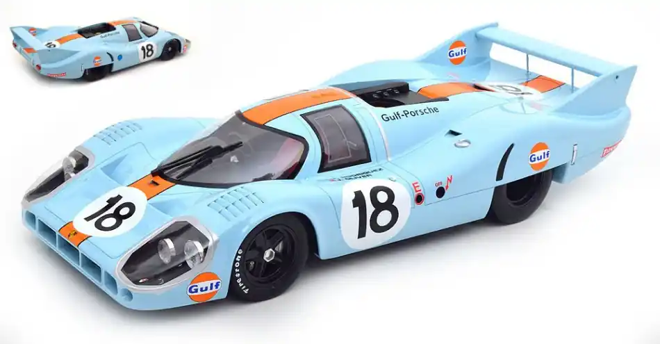 Vedd meg online Porsche 917 LH 4.9L team John Wyer Automotive Engineering Ltd. n.18 24h Le Mans 1971 P. Rodriguez - J. Oliver