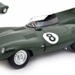 Jaguar D-type team Jaguar Cars Ltd n.8 24h Le Mans 1955 Don Beauman - Norman Dewis Utolsó esély