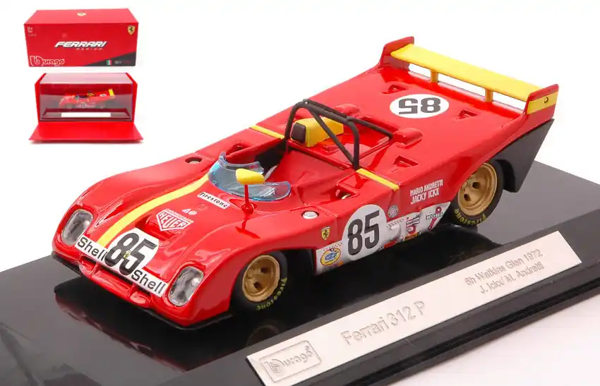 Biztonságos fizetés Ferrari 312PB n.85 6h Watkins Glen győztes 1972 J. Ickx - M. Andretti