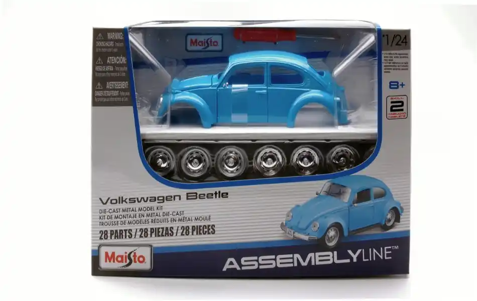Volkswagen Bogár összeszerelhető modellautó Prémium