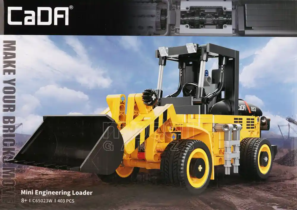 Biztonságos fizetés Mini Engineering Loader CaDA építhető modell