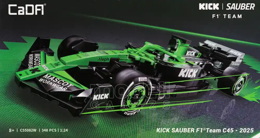 Gyors kiszállítás Sauber F1 C45 27 2025 CaDA építhető modell