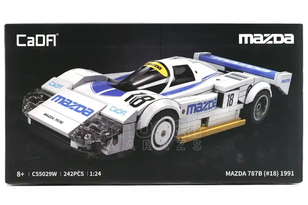 Mazda 787B 18 24h Le Mans 1991 D. Kennedy - S. Johansson - M.S. Sala CaDA építhető modell Legnépszerűbb