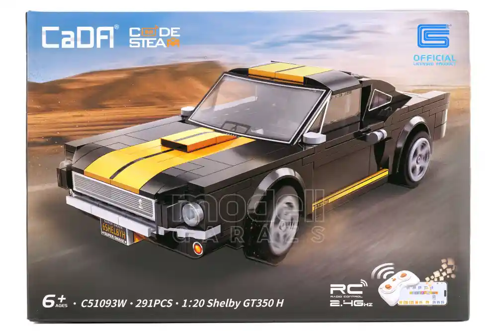 Biztonságos fizetés For Mustang Shelby GT350H 1966 RC távirányítós CaDA építhető modell