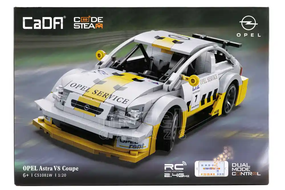 Kedvezmény Opel Astra V8 Coupé RC távirányítós CaDA építhető modell
