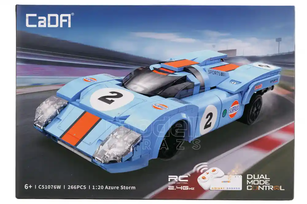 Csak ma Porsche RC 917 Azure Storm 131 1969 RC távirányítós CaDA építhető modell