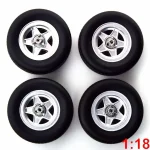Expressz kézbesítés KK-scale 4 db felnire szerelt gumi Ferrari 365 GTB Daytona 1 18 modellautóhoz