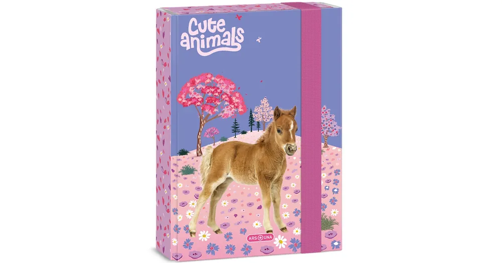 Kedvezmény Ars Una Cute animals – Horse lovas füzetbox A/5