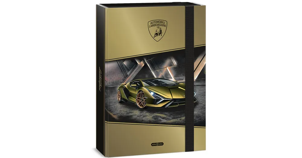 Különleges ajánlat Ars Una Sárga Lamborghini füzetbox A/4