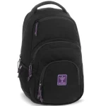 Alacsony ár Ars Una Girl’s Black-Violet Cordura iskolatáska hátizsák AU-2 32×46×22 cm