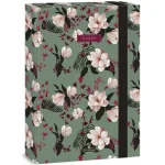 Ars Una Flowery green virágos füzetbox A/4 Olcsóbb