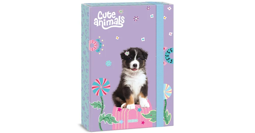 Ars Una Cute animals – Aussie kutyás füzetbox A/4 Biztonságos fizetés