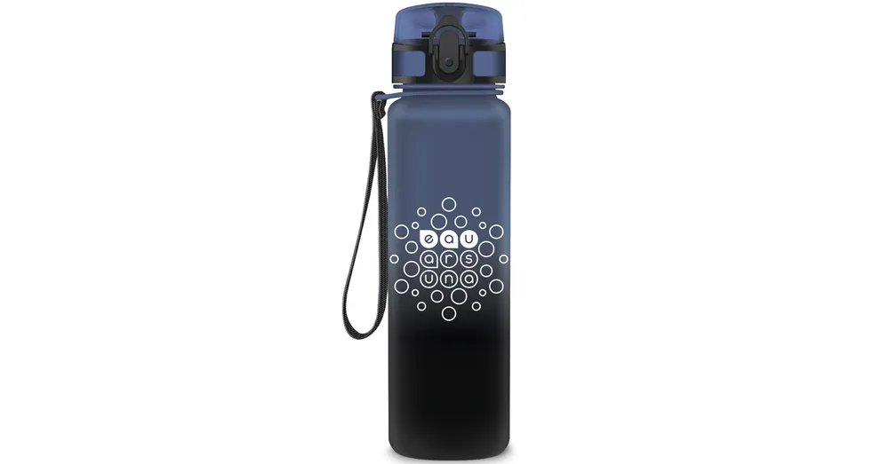 Outlet Ars Una Stormy Night kék-fekete színátmenetes matt BPA-mentes kulacs 600 ml