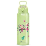 Legnépszerűbb Ars Una 3D Snow Flower zöld virágos BPA-mentes kulacs 700 ml