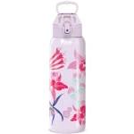 Kedvezmény Ars Una 3D Beach Flowers lila duplafalú fémkulacs 700ml