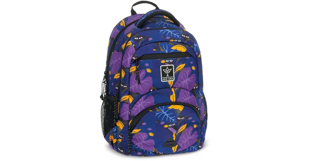 Gyors szállítás Ars Una Jungle Night ergonomikus iskolatáska hátizsák 27 L