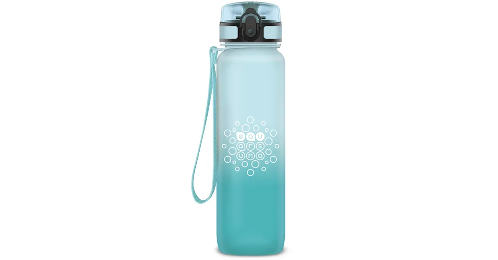 Biztonságos vásárlás Ars Una BPA-mentes színátmenetes motivációs kulacs matt – 1000 ml – Ice